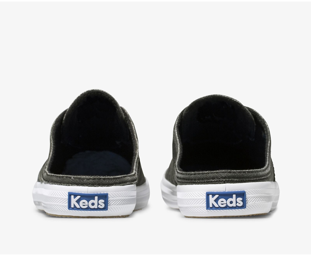 Μουλάρια Γυναικεια - Keds Moxie Washable - Βαθυ Γκρι - WQUTL6127